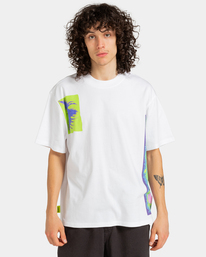 2 Element x Tetsunori Tawaraya Born Again - Camiseta para Unisex Blanco ELYZT00207 Element