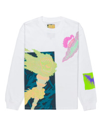 0 Element x Tetsunori Tawaraya Torch Long Sleeve T-Shirt White ELYZT00224 Element