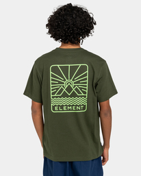 6 Wave - Camiseta para Hombre Marron ELYZT00275 Element