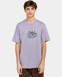 2 Peace Tree Logo - T-Shirt for Men Purple ELYZT00336 Element