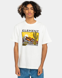 2 Dusk - Camiseta de Manga Larga para Hombre Blanco ELYZT00350 Element