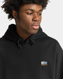 3 Rain Cornell - Sweat à capuche Noir F1HOB4ELF2 Element