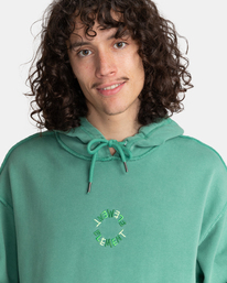 3 Skateboarding Mi Amor - Sweat à capuche Vert F1HOB8ELF2 Element