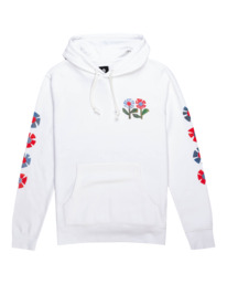 0 Flowers - Sweat à capuche pour Homme Blanc F1HOD3ELF2 Element