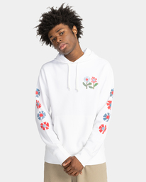 2 Flowers - Sweat à capuche pour Homme Blanc F1HOD3ELF2 Element