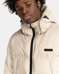 4 Wolfeboro Dulcey 2022 - Technical Puffer Jacket for Men Beige F1JKF5ELF2 Element