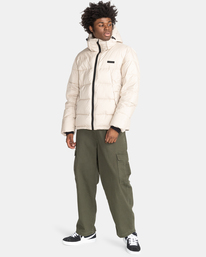 5 Wolfeboro Dulcey 2022 - Technical Puffer Jacket for Men Beige F1JKF5ELF2 Element