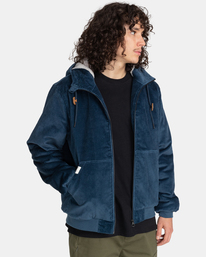 3 Wolfeboro Dulcey 2022 - Workwear Corduroy Jacket for Men Blue F1JKG6ELF2 Element