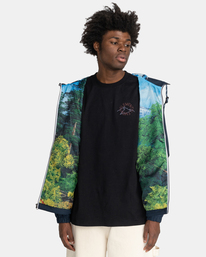 6 Element x Bob Ross Atelier Alder 2022 - Waterproof Jacket Gray F1JKH9ELF2 Element