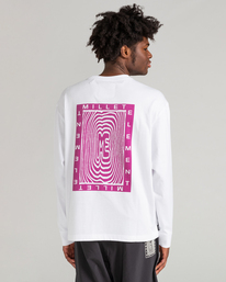 12 Millet x Element Edges - T-shirt manches longues Blanc F1LSD3ELF2 Element
