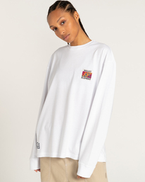 8 Millet x Element Edges - T-shirt manches longues Blanc F1LSD3ELF2 Element