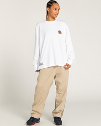 11 Millet x Element Edges - T-shirt manches longues Blanc F1LSD3ELF2 Element