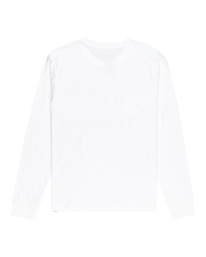 1 Vertical - Organic Long Sleeve T-Shirt for Men White F1LSE5ELF2 Element