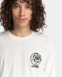 3 Element x Timber! Prowl - Organic Long Sleeve T-Shirt White F1LSE8ELF2 Element