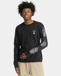 2 STAR WARS™ x Element Deathstar 2022 - T-shirt manches longues en matière biologique Noir F1LSF1ELF2 Element