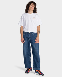 4 Skateboarding Mi Amor - Organic Cropped Jeans  F1PNB2ELF2 Element