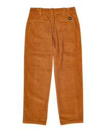 1 Space - Pantaloni di velluto da Uomo Brown F1PTC2ELF2 Element