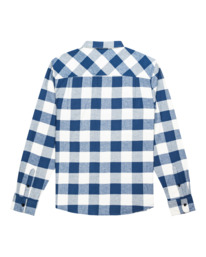 1 Tacoma - Camisa de franela de manga larga para Hombre Azul F1SHC1ELF2 Element