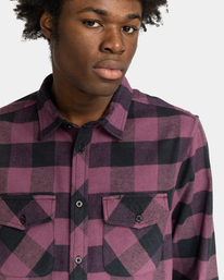 3 Tacoma - Long Sleeve Flannel Shirt for Men  F1SHC1ELF2 Element