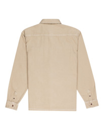 1 Canopy - Camicia a Maniche Lunghe da Uomo Beige F1SHC6ELF2 Element