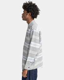3 Berkeley Stripes - Long Sleeve Shirt for Men Blue F1SHD6ELF2 Element
