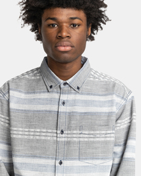 4 Berkeley Stripes - Long Sleeve Shirt for Men Blue F1SHD6ELF2 Element