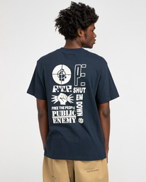 10 Public Enemy x Element Power - T-shirt Gris F1SSJ4ELF2 Element