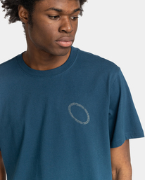 3 Dome - Bio-T-Shirt für Männer Blau F1SSK1ELF2 Element