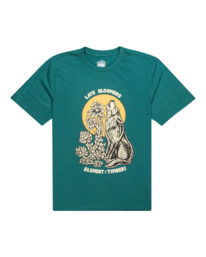 0 Element x Timber! Howl - Organic T-Shirt Green F1SSN6ELF2 Element