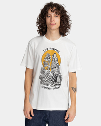 2 Element x Timber! Howl - Organic T-Shirt White F1SSN6ELF2 Element