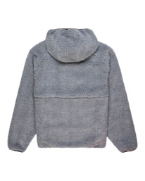 2 Wolfeboro Wolfe - Sweat à capuche réversible en sherpa pour Homme Gris F1WAB1ELF2 Element