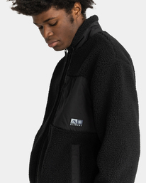 4 Wolfeboro Oak 2.0 2022 - Polaire sherpa zippée pour Homme Noir F1WAB2ELF2 Element