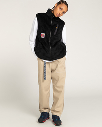 16 Millet x Element High - Reversible Polar Fleece Vest Blue F1WAC1ELF2 Element