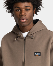 3 Rain Cornell 2022 - Sweat à capuche zippé Noir F1ZHB1ELF2 Element