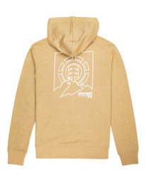 1 Ursa - Sweat à capuche zippé pour Homme Beige F1ZHB2ELF2 Element