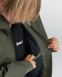 6 Wolfeboro Dulcey 2022 - Veste isolante imperméable pour Garçon Vert F2JKB2ELF2 Element