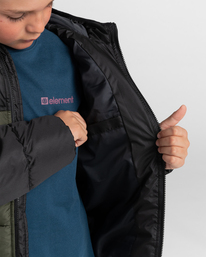 6 Wolfeboro Alder Avalanche - Funktionelle Steppjacke für Jungen Grün F2JKB3ELF2 Element