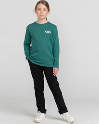 5 Infinity - Organic Long Sleeve T-Shirt for Boys  F2LSB4ELF2 Element