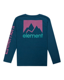 1 Joint 2.0 - Organic Long Sleeve T-Shirt for Boys Blue F2LSB5ELF2 Element