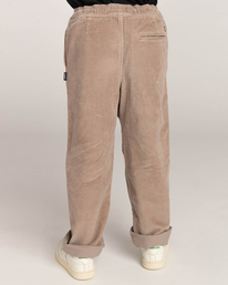 5 Chillin - Elasticated Trousers for Boys Beige F2PTB3ELF2 Element