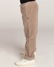 1 Chillin 2022 - Elasticated Trousers for Boys Beige F2PTB3ELF2 Element