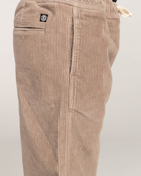 2 Chillin - Pantaloni elasticizzati da Ragazzo Beige F2PTB3ELF2 Element