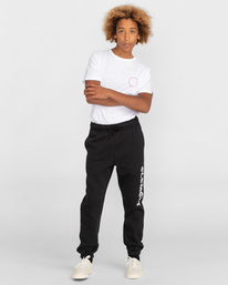 4 Raise - Joggers for Boys Black F2PTB6ELF2 Element