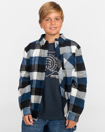 2 Philip - Long Sleeve Flannel Shirt for Boys  F2SHA2ELF2 Element