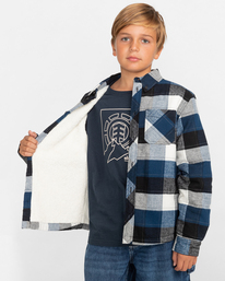 4 Philip - Long Sleeve Flannel Shirt for Boys  F2SHA2ELF2 Element