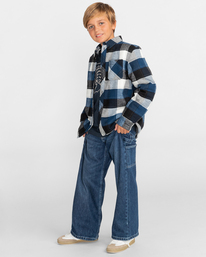 6 Philip - Long Sleeve Flannel Shirt for Boys  F2SHA2ELF2 Element