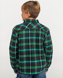 7 Philip - Long Sleeve Flannel Shirt for Boys Blue F2SHA2ELF2 Element