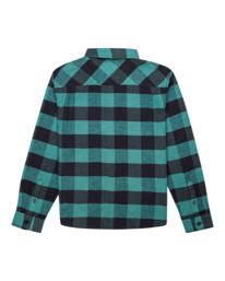 1 Tacoma - Camicia di flanella a maniche lunghe da Ragazzo Green F2SHA4ELF2 Element