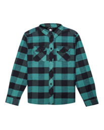 0 Tacoma - Camicia di flanella a maniche lunghe da Ragazzo Green F2SHA4ELF2 Element