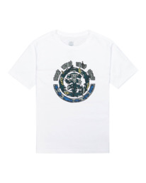 0 In The City Icon - T-shirt en matière biologique pour Garçon Blanc F2SSD3ELF2 Element